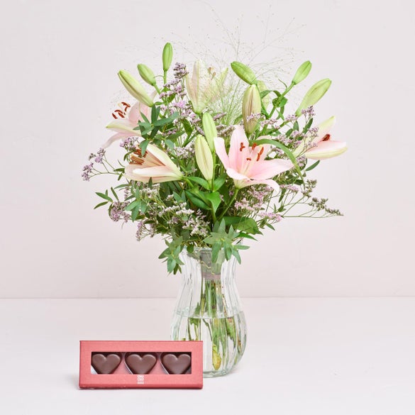 Den til min søde med marcipanhjerter